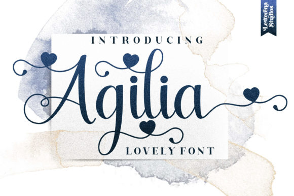 Agilia: A Delicate Handwritten Font for Modern Web Design