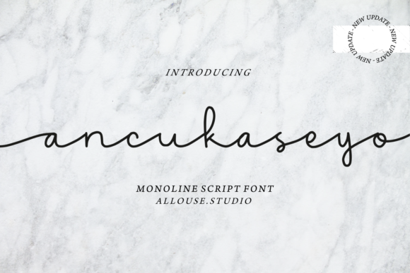 Ancukaseyo: A Handwritten Font for Crafters