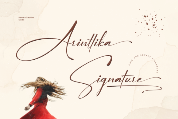 Arinttika Signature: A Premium Script Font for Campaigns