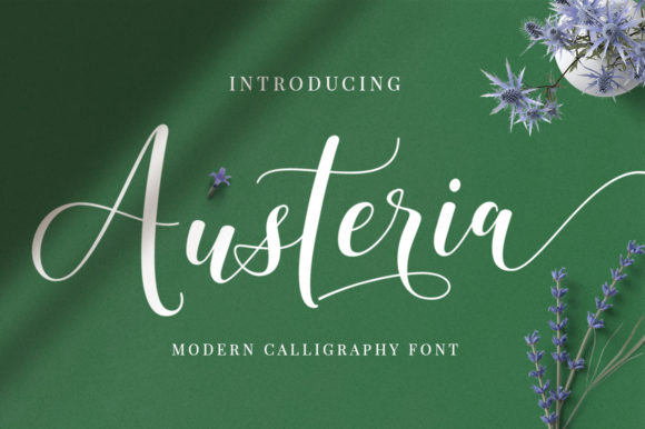 Austeria: A Dreamy Handwritten Font for Editorial Design