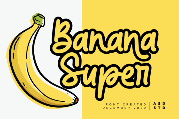 Banana Super: A Friendly Handwritten Font for Small Business