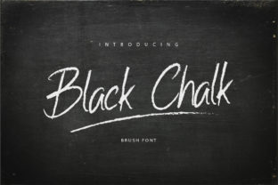 Black Chalk: A Textured Script Font for Authentic Branding
