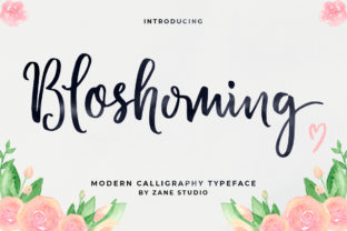 Bloshoming: A Modern Script Font for Marketers