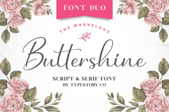 Buttershine: A Bold Duo Font for Modern Web Design