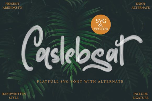 Caslebeat: A Handwritten Font for Authentic Branding