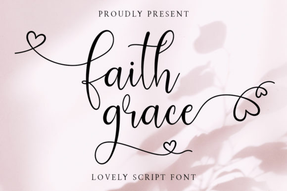 Faith Grace: A Romantic Script Typeface for Web Design