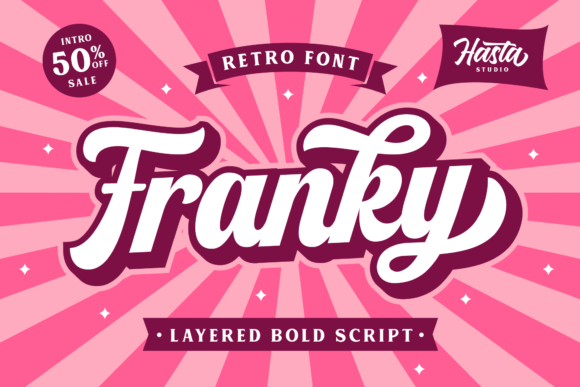 Franky: The Retro Handwritten Font for Bold Marketing