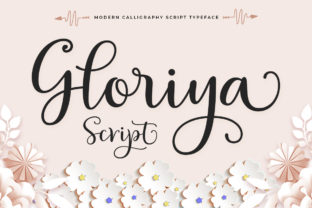 Gloriya: A Soft Script Font for Editorial Design