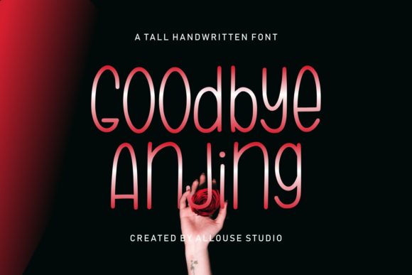 Goodbye Anjing: A Handwritten Font for Authentic Branding