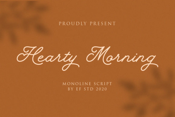 Hearty Morning: A Handwritten Font for Editorial Design