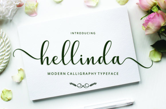 Hellinda: A Handwritten Font for Editorial Design