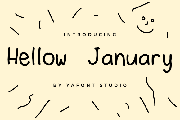 Hello January: A Handwritten Font for Web Design