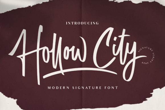 Hollow City: A Romantic Script Font for Marketers