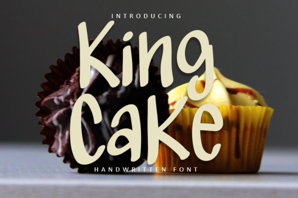 King Cake: A Handwritten Font for Web Design