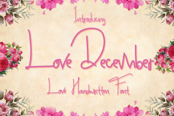 Love December: A Childlike Handwritten Font for Branding