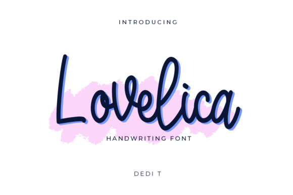 Lovelica: A Handwritten Font for Editorial Design