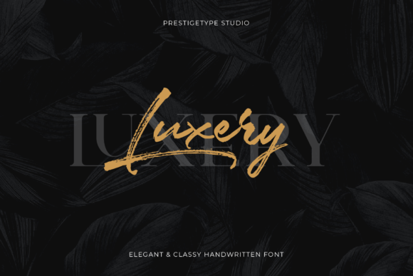 Luxery: A Premium Handwritten Font for Brand Identity