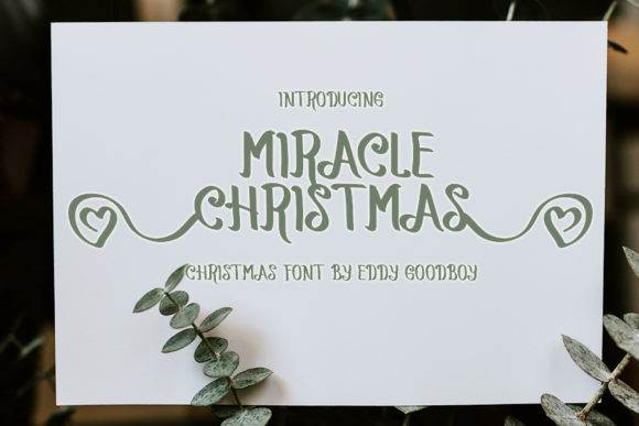 Miracle Christmas: A Whimsical Script Font Review