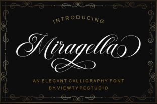 Miragella: The Elegant Script Font for Crafters