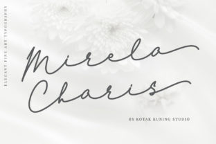 Mirela Charis: A Sweet Script Font for Editorial Design