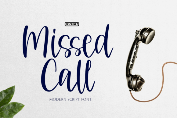 Missed Call: A Handwritten Font for Makers
