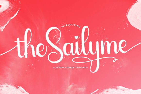 Sailyme: A Romantic Script Font for Crafters