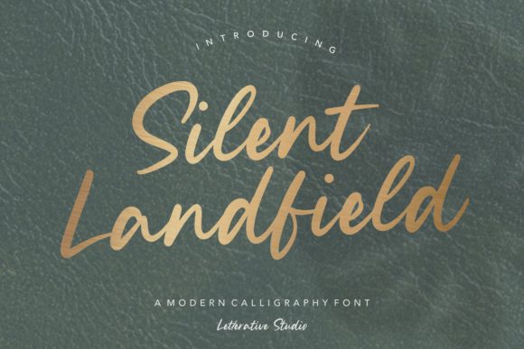 Silent Landfield: A Modern Handwritten Font for Web Design
