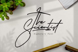 The Scientist Font: Modern Script for Brand Identity