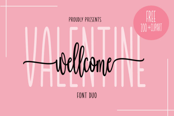 Wellcome Valentine: A Versatile Duo Font for Campaigns