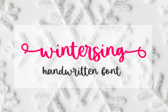 Wintersing: A Handwritten Font for Makers